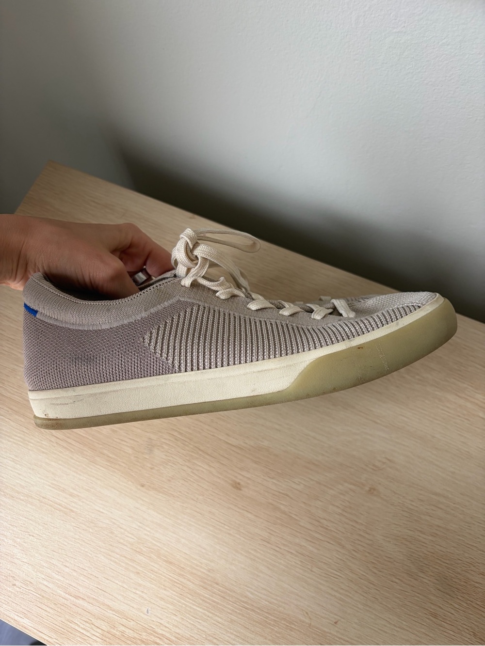 Rothy’s Mesh Washable Sneaker in Gray 9 - Picture 6 of 9